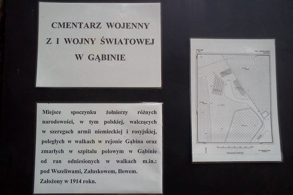 Gąbiński cmentarz z I Wojny Światowej nie zniknie. Dzięki miłości do historii. [zdjęcia]