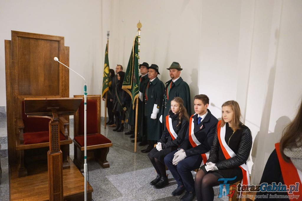 Gąbin uczcił 100 rocznicę odzyskania Niepodległości [zdjęcia]