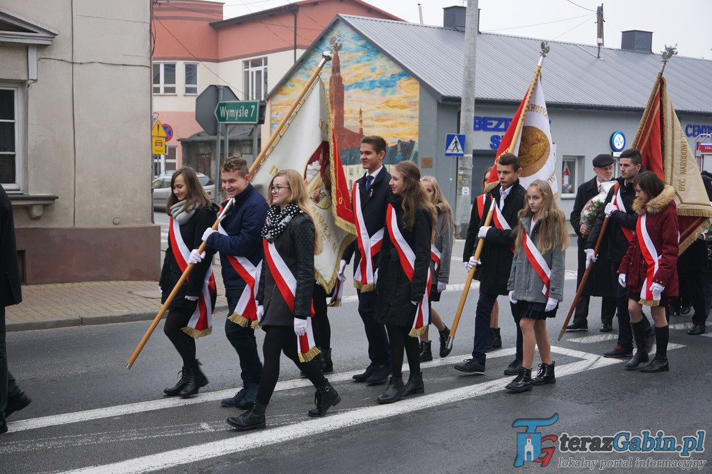 Gąbin uczcił 100 rocznicę odzyskania Niepodległości [zdjęcia]