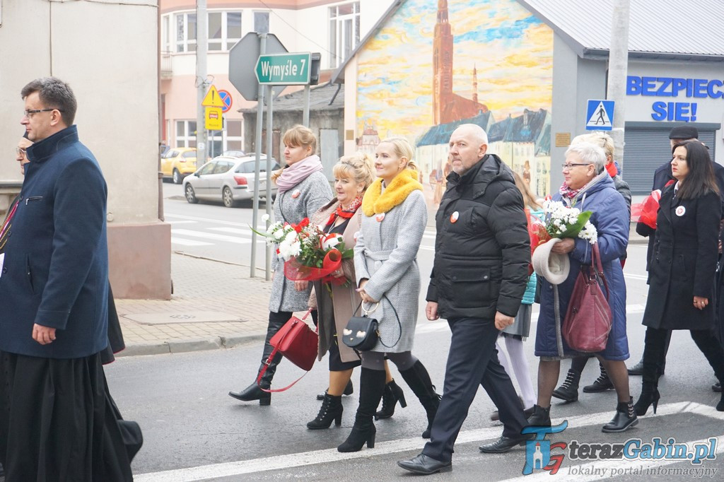 Gąbin uczcił 100 rocznicę odzyskania Niepodległości [zdjęcia]