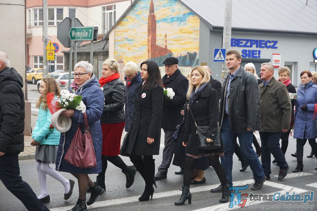 Gąbin uczcił 100 rocznicę odzyskania Niepodległości [zdjęcia]