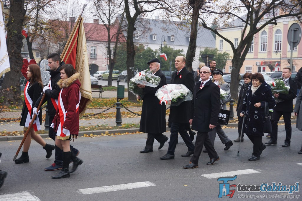 Gąbin uczcił 100 rocznicę odzyskania Niepodległości [zdjęcia]