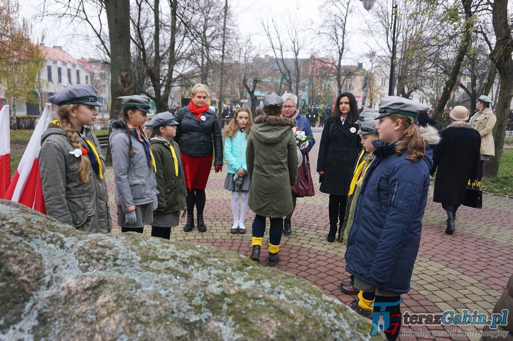 Gąbin uczcił 100 rocznicę odzyskania Niepodległości [zdjęcia]