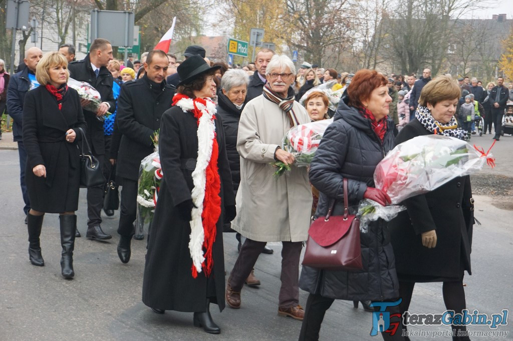 Gąbin uczcił 100 rocznicę odzyskania Niepodległości [zdjęcia]