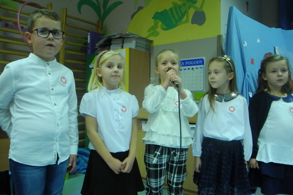 Mali Patrioci z gąbińskiego Przedszkola wystąpili dla Niepodległej [zdjęcia]