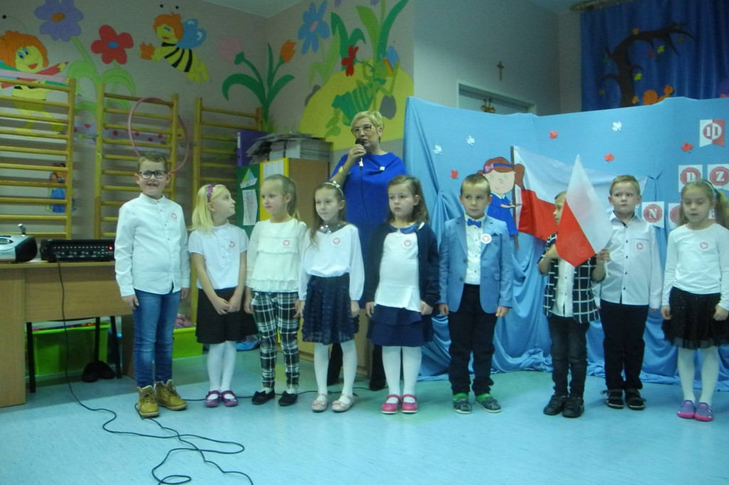 Mali Patrioci z gąbińskiego Przedszkola wystąpili dla Niepodległej [zdjęcia]