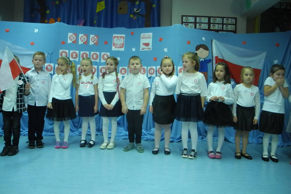 Mali Patrioci z gąbińskiego Przedszkola wystąpili dla Niepodległej [zdjęcia]