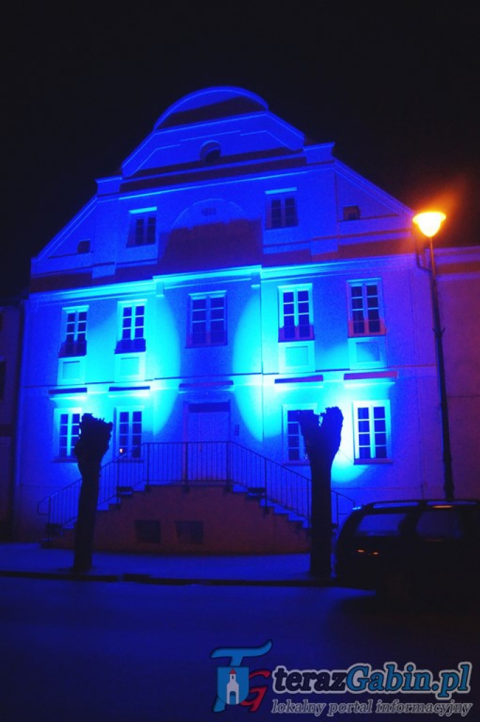 Uroczyście włączyli świąteczną iluminację Gąbina [zdjęcia]