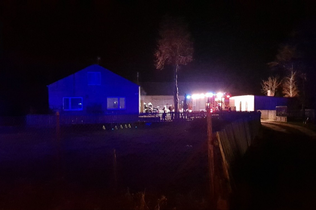 Pracowita noc sylwestrowa i Nowy Rok dla gąbińskich strażaków [zdjęcia]