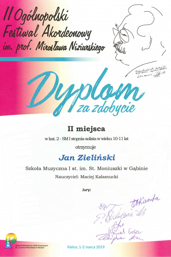 Sukcesy młodych akordeonistów z gąbińskiej Szkoły Muzycznej [zdjęcia]