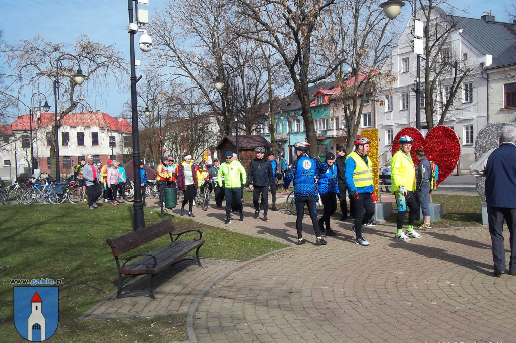 Rowerowe poszukiwania wiosny z MUKS Tandem Gąbin.