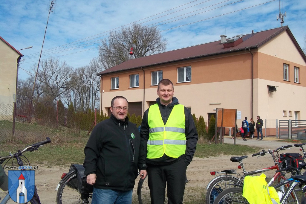 Rowerowe poszukiwania wiosny z MUKS Tandem Gąbin.