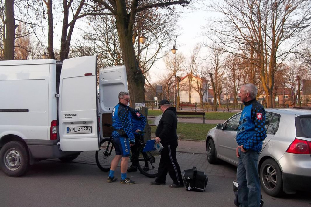 Rowerzyści z Gąbina na rajdzie we Włocławku.[zdjęcia]