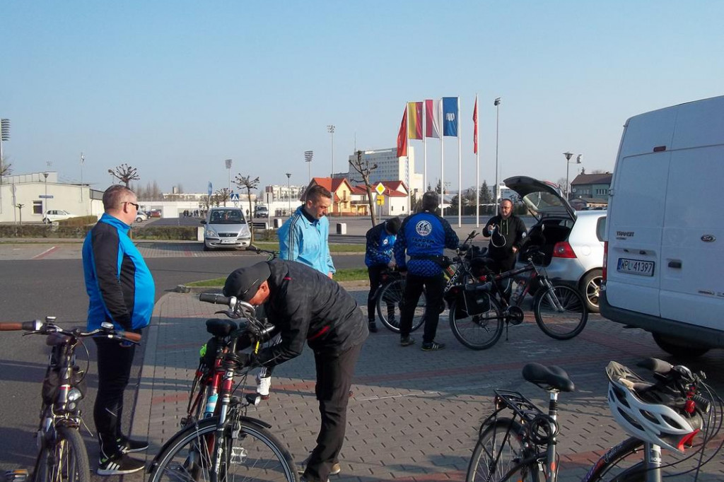 Rowerzyści z Gąbina na rajdzie we Włocławku.[zdjęcia]