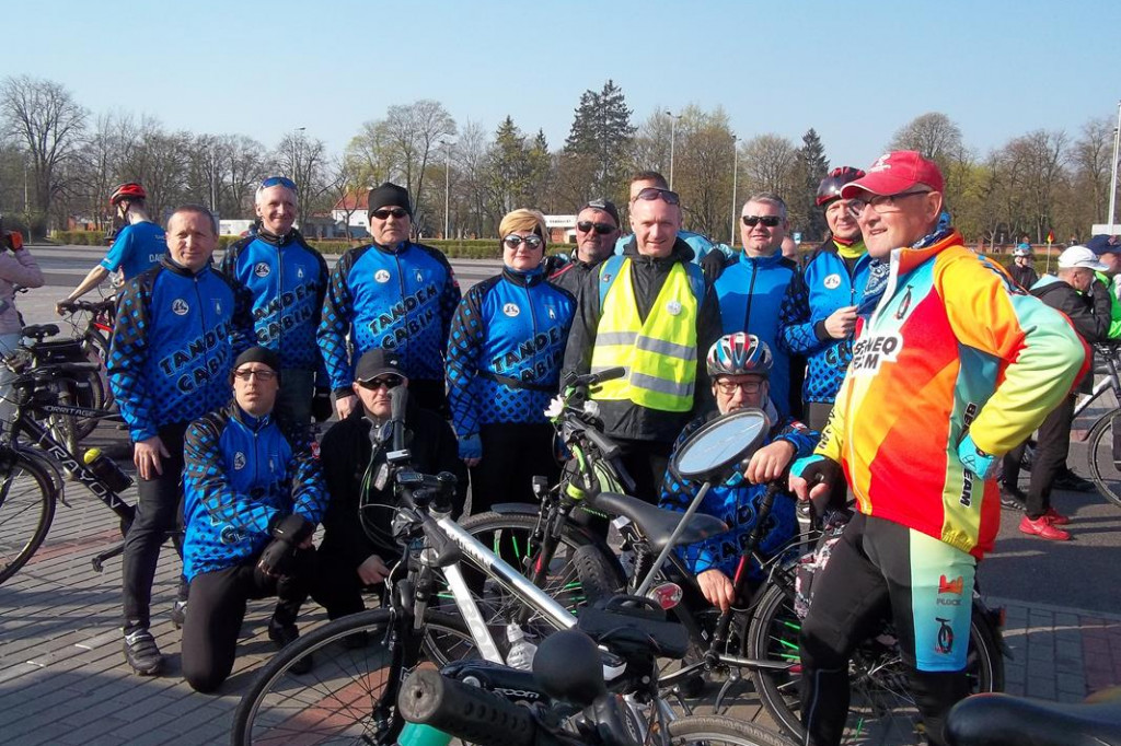 Rowerzyści z Gąbina na rajdzie we Włocławku.[zdjęcia]