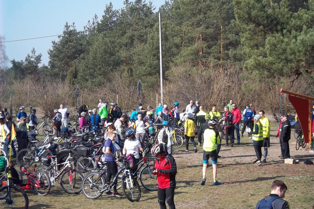 Rowerzyści z Gąbina na rajdzie we Włocławku.[zdjęcia]