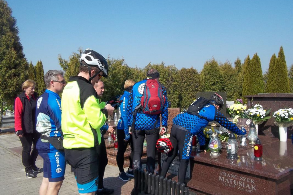 Rowerzyści z Gąbina na rajdzie we Włocławku.[zdjęcia]