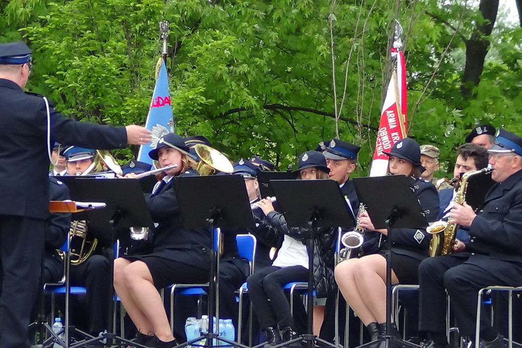 Orkiestra OSP Gąbin wystąpiła na stokach warszawskiej Cytadeli. [zdjęcia, film]