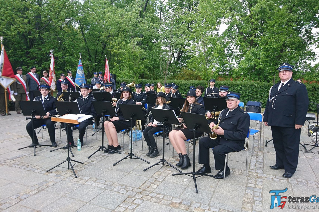 Orkiestra OSP Gąbin wystąpiła na stokach warszawskiej Cytadeli. [zdjęcia, film]