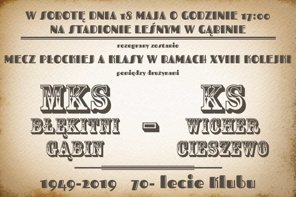 Błękitni Gąbin pewnym wiceliderem ligi. Na wyjeździe pokonali Ciółkowo.