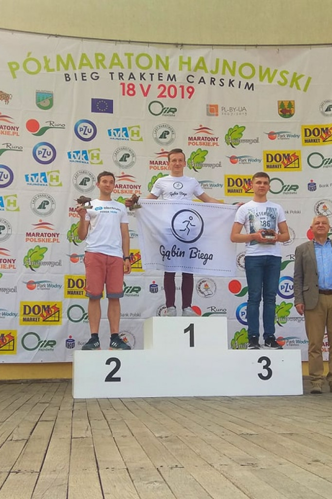 Biegacze z Gąbin Biega najlepsi w Hajnówce. [zdjęcia]