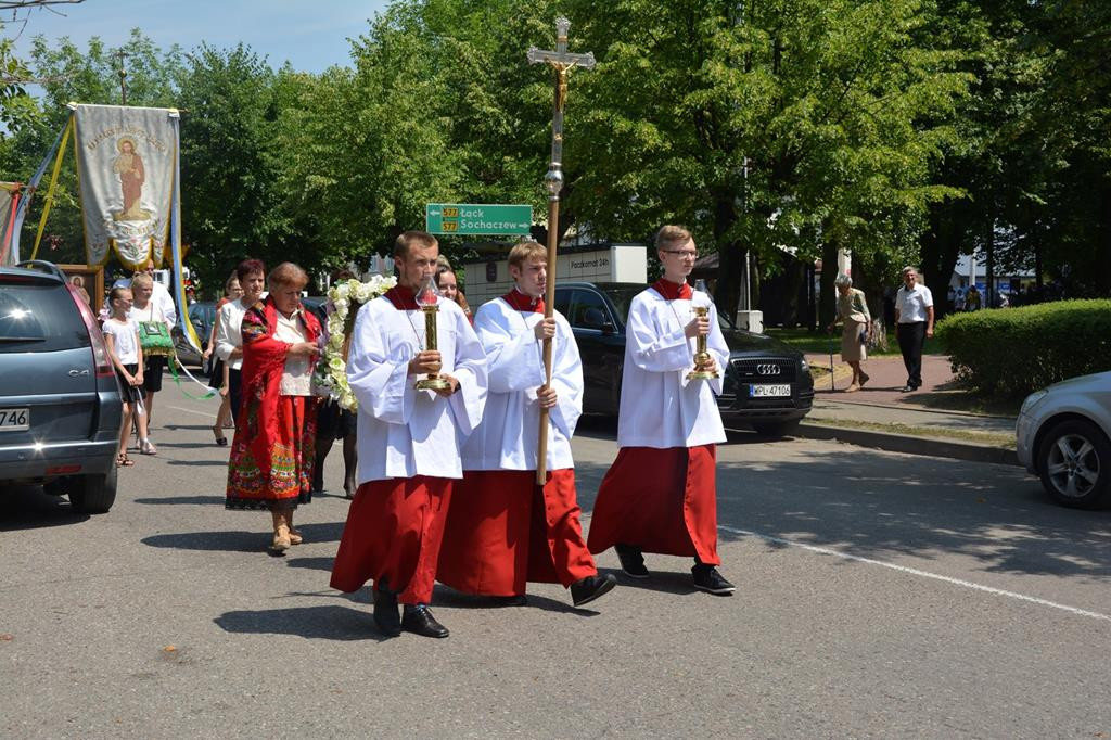 Ulicami Gąbina przeszła uroczysta procesja Bożego Ciała. [zdjęcia]