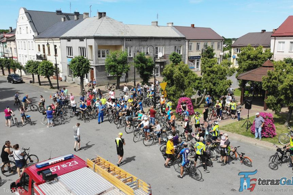 Wakacyjny Świętojański Rajd Rowerowy z lotu ptaka.