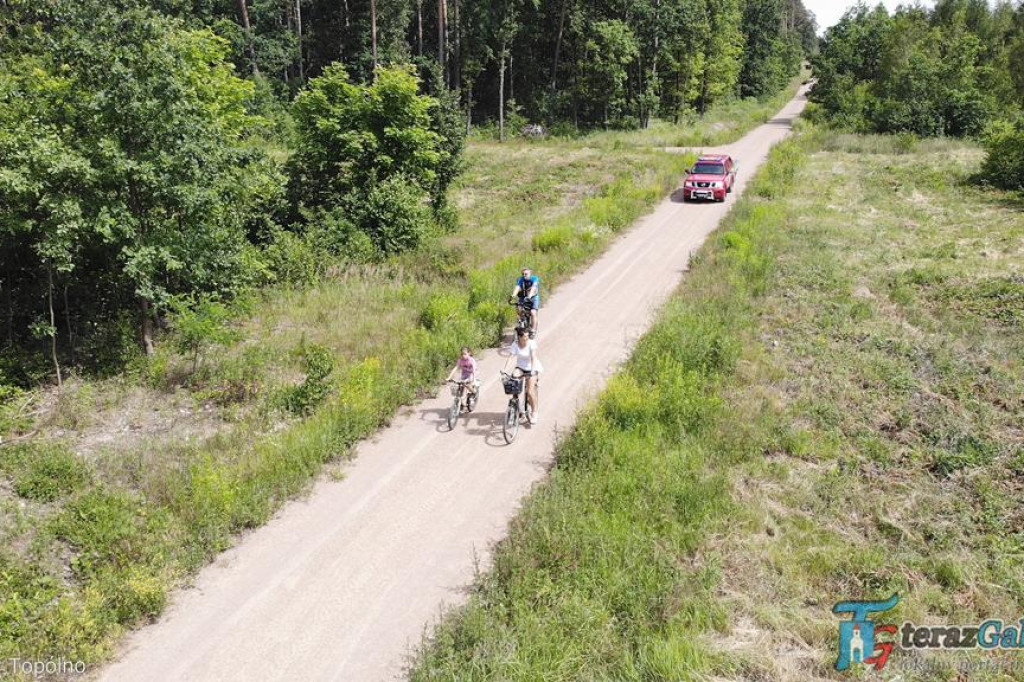 Wakacyjny Świętojański Rajd Rowerowy z lotu ptaka.