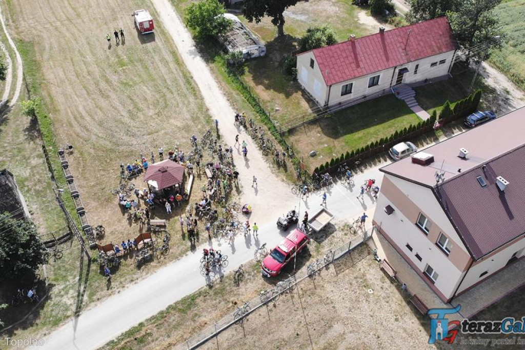 Wakacyjny Świętojański Rajd Rowerowy z lotu ptaka.