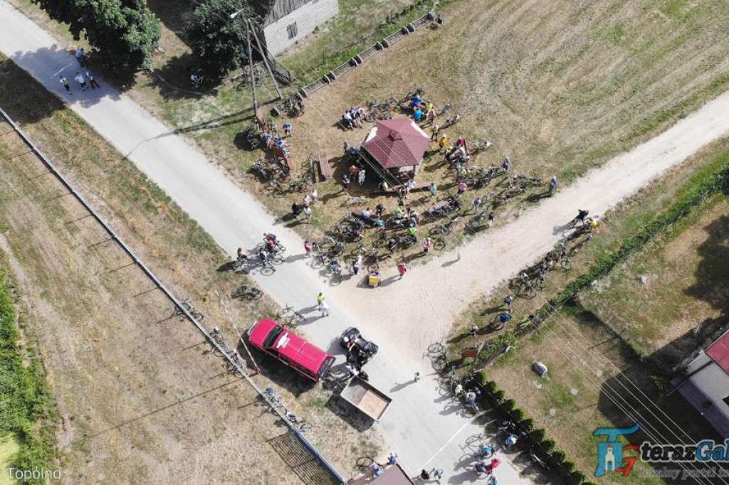 Wakacyjny Świętojański Rajd Rowerowy z lotu ptaka.