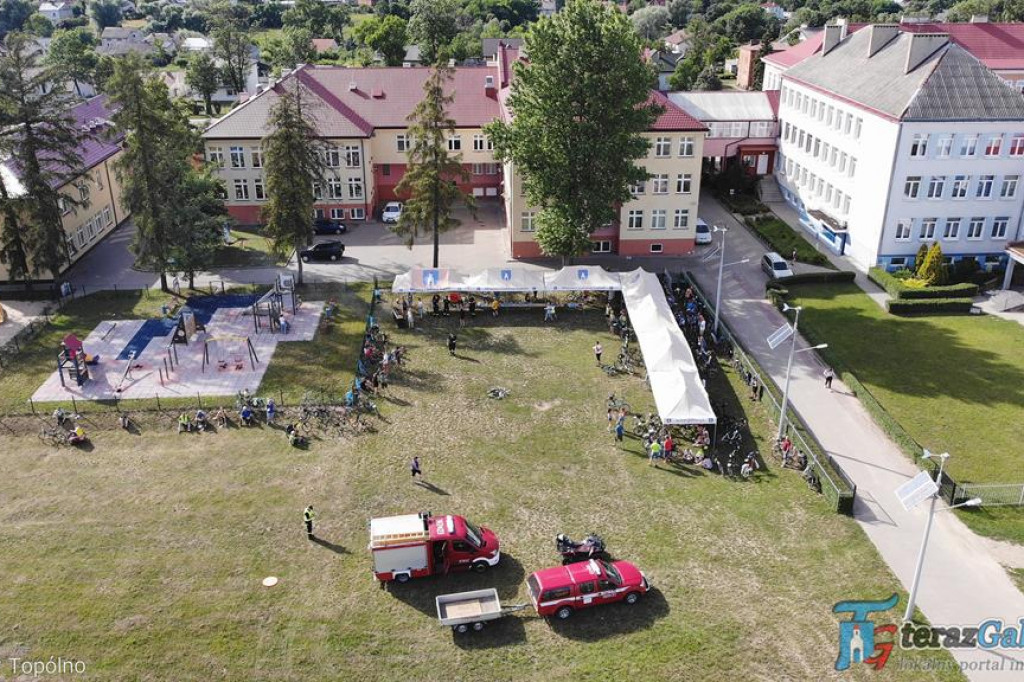 Wakacyjny Świętojański Rajd Rowerowy z lotu ptaka.
