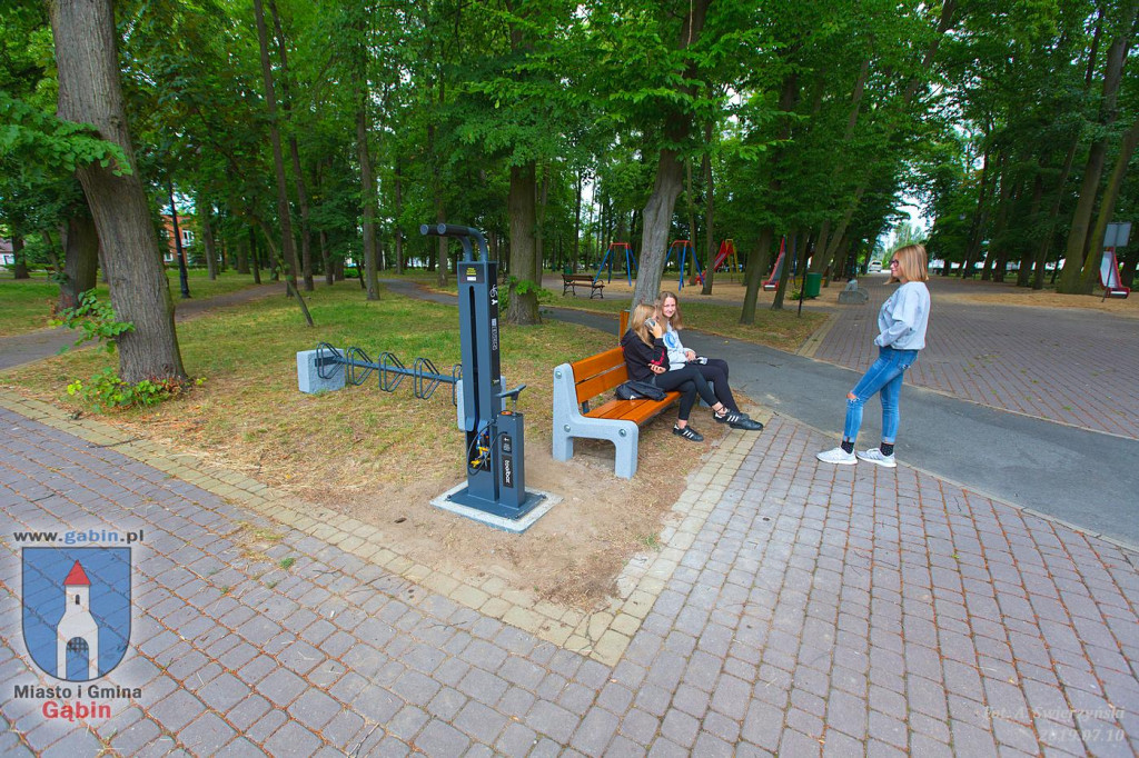 Na terenie gminy powstały punkty serwisowe dla rowerów.