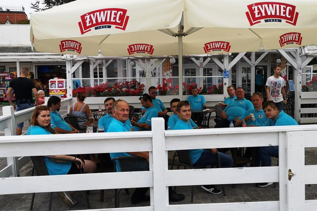 Orkiestra z Gąbina ćwiczyła i koncertowała nad morzem. [zdjęcia]