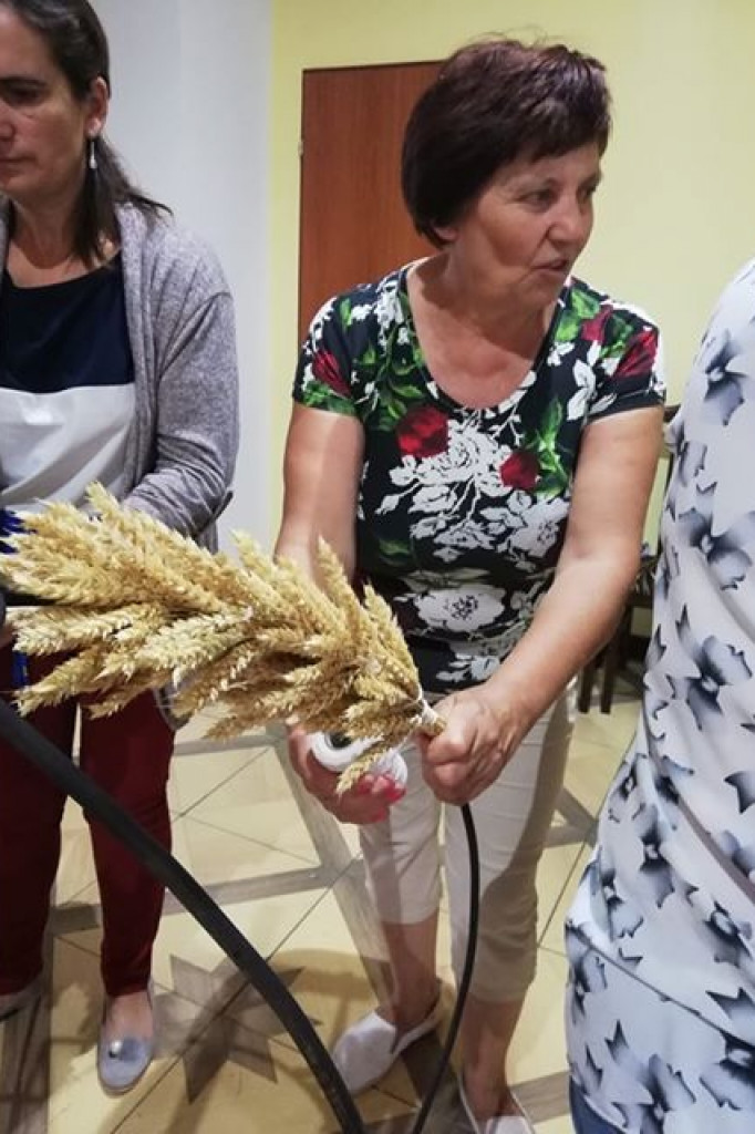 Jak powstał wieniec dożynkowy z gminy Gąbin?