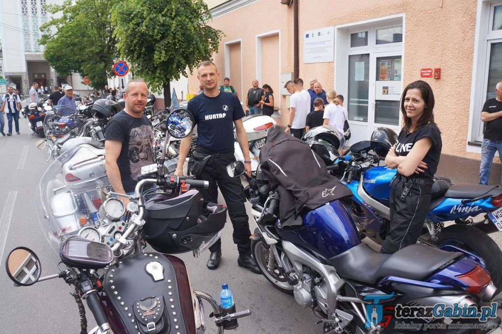 Przez gminę Gąbin przejechała wielka parada motocyklowa. Z okazji Dni Gąbina. [zdjęcia, film]