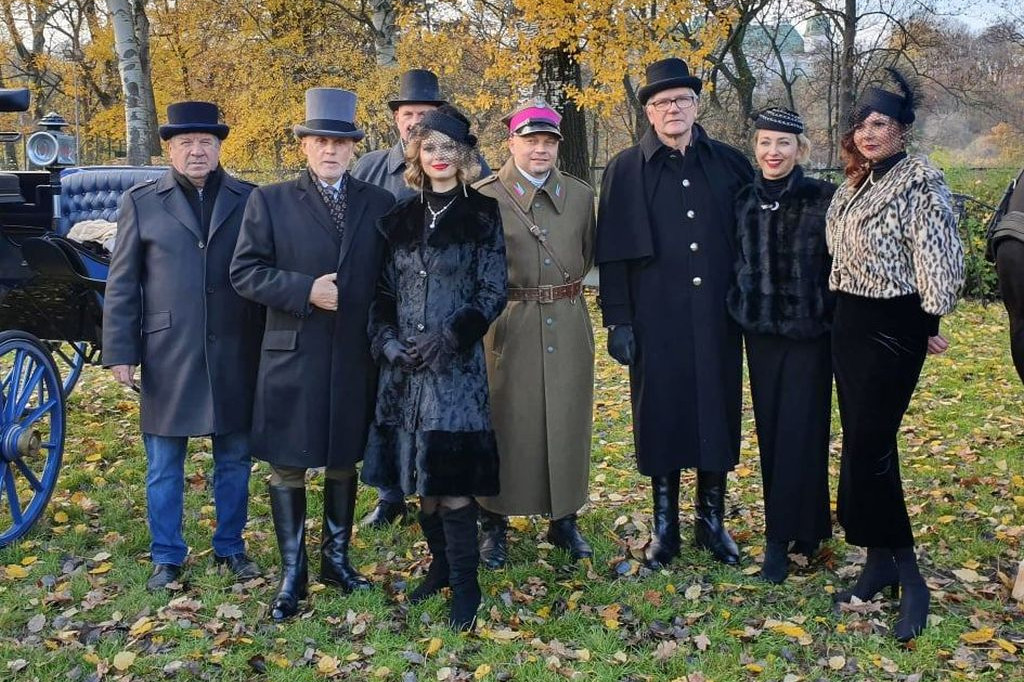 Miłośnicy koni z Gąbina na uroczystościach w Warszawie.