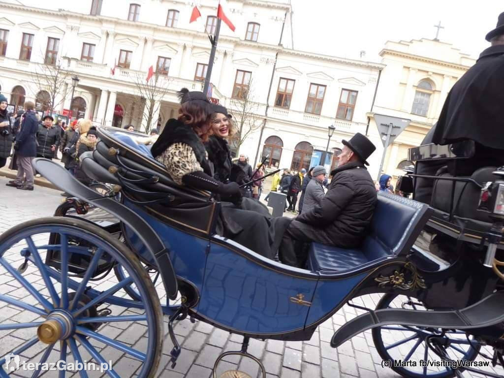 Miłośnicy koni z Gąbina na uroczystościach w Warszawie.