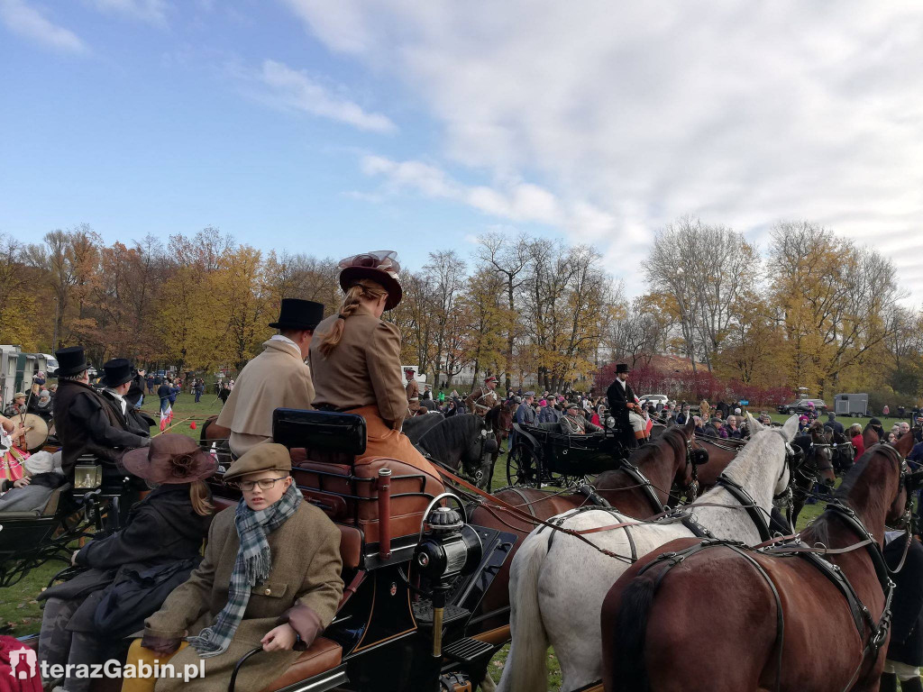 Miłośnicy koni z Gąbina na uroczystościach w Warszawie.