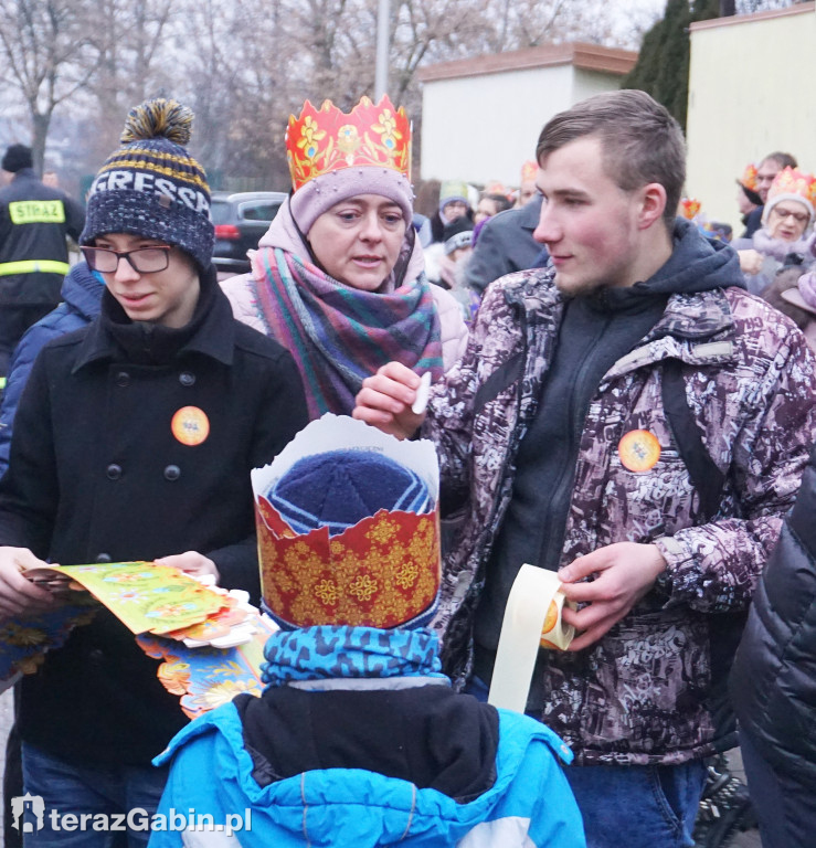 Orszak Trzech Króli przeszedł przez Gąbin.