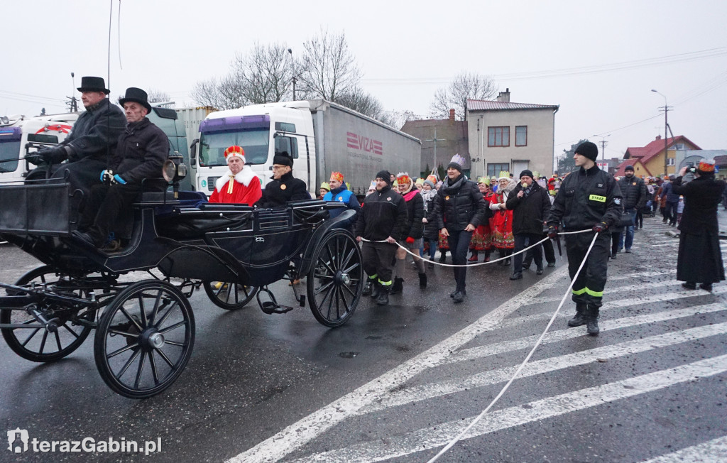 Orszak Trzech Króli przeszedł przez Gąbin.