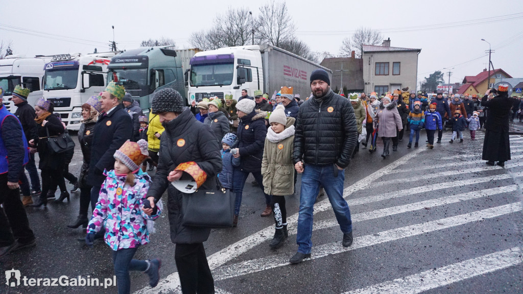 Orszak Trzech Króli przeszedł przez Gąbin.