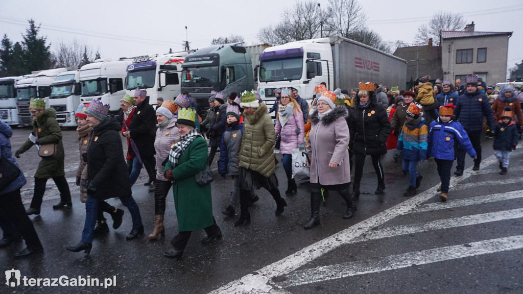 Orszak Trzech Króli przeszedł przez Gąbin.