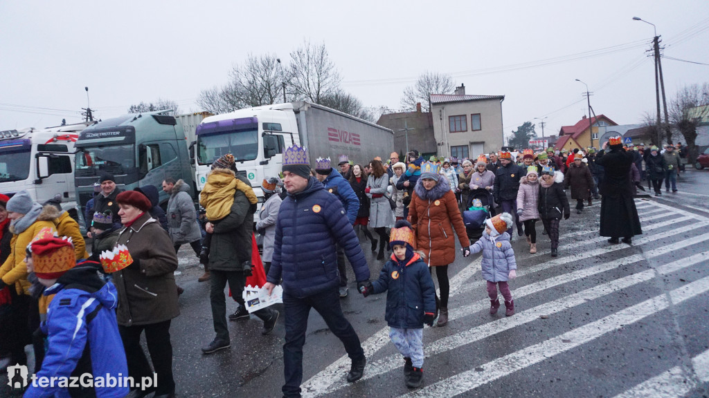 Orszak Trzech Króli przeszedł przez Gąbin.