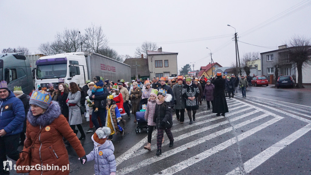 Orszak Trzech Króli przeszedł przez Gąbin.