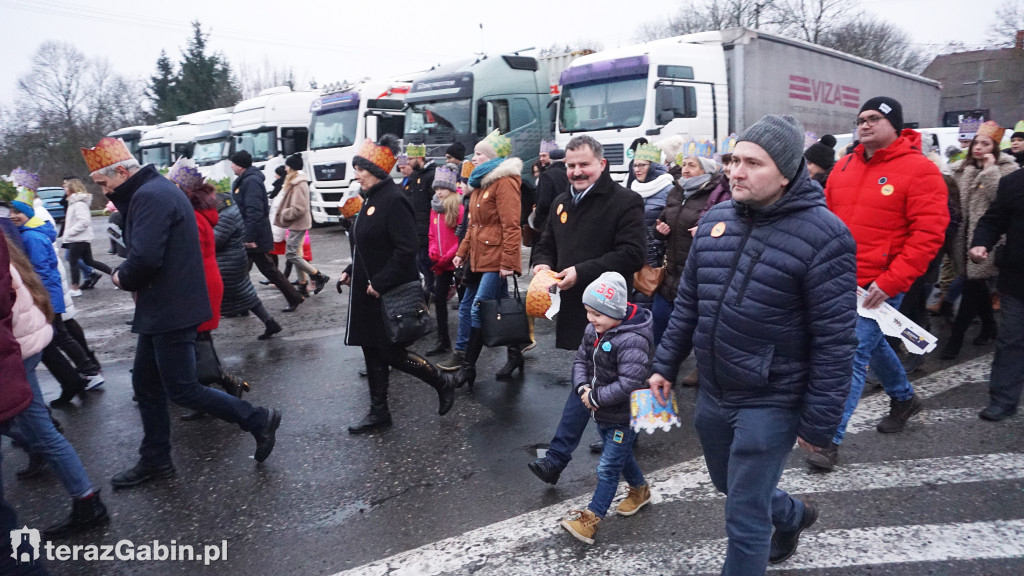 Orszak Trzech Króli przeszedł przez Gąbin.