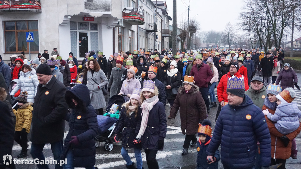 Orszak Trzech Króli przeszedł przez Gąbin.
