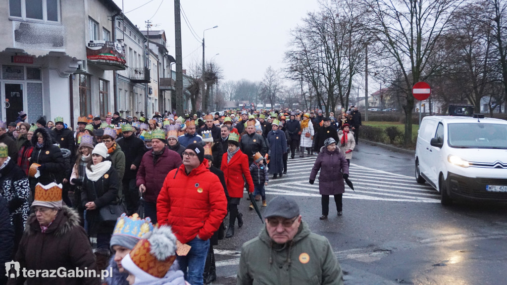 Orszak Trzech Króli przeszedł przez Gąbin.