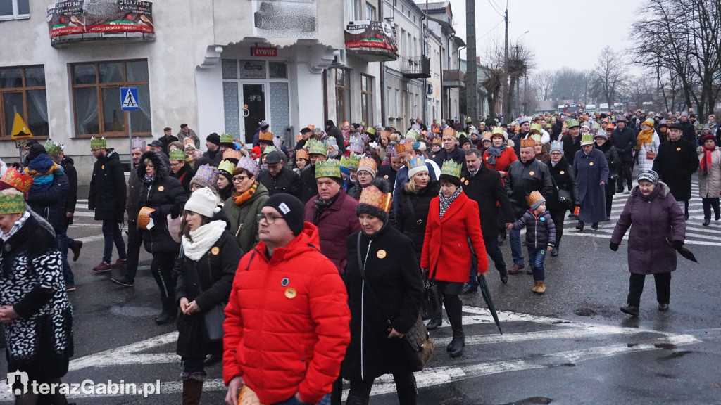 Orszak Trzech Króli przeszedł przez Gąbin.