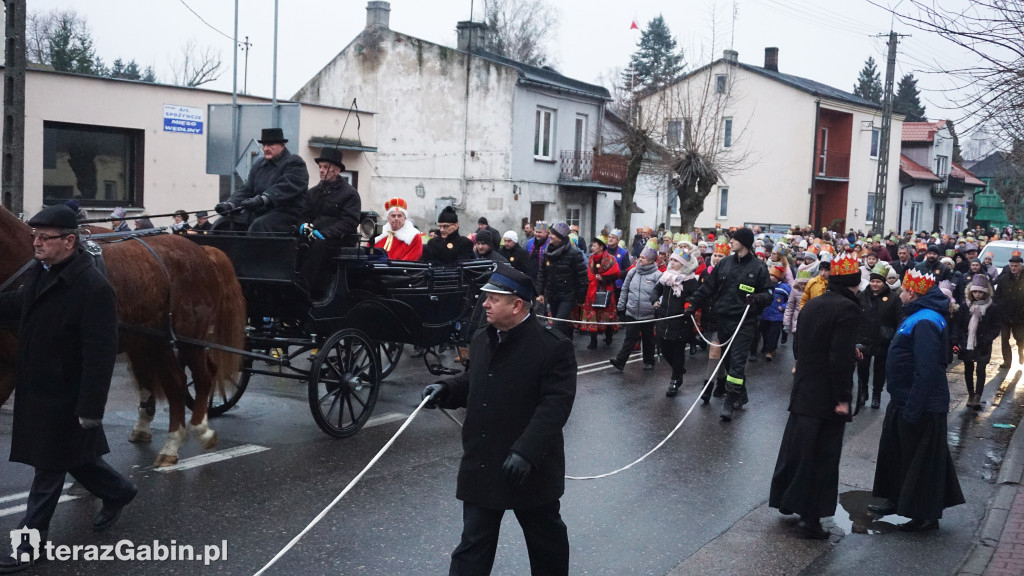 Orszak Trzech Króli przeszedł przez Gąbin.