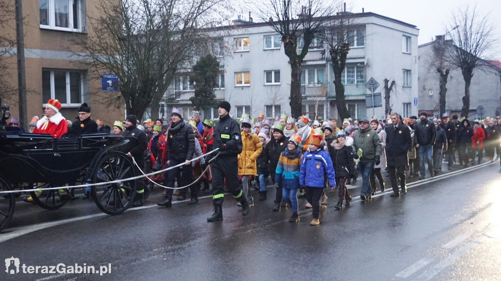 Orszak Trzech Króli przeszedł przez Gąbin.